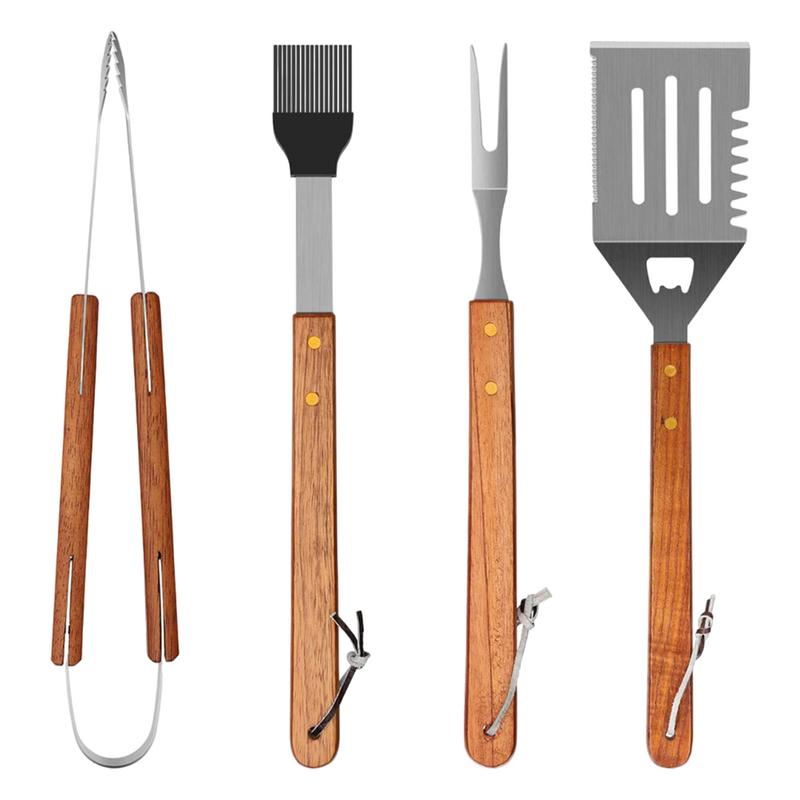 BBQ Grill Tools Set Stainless Steel Heavy Duty Grilling Accessories Kit Grill Utensils Set