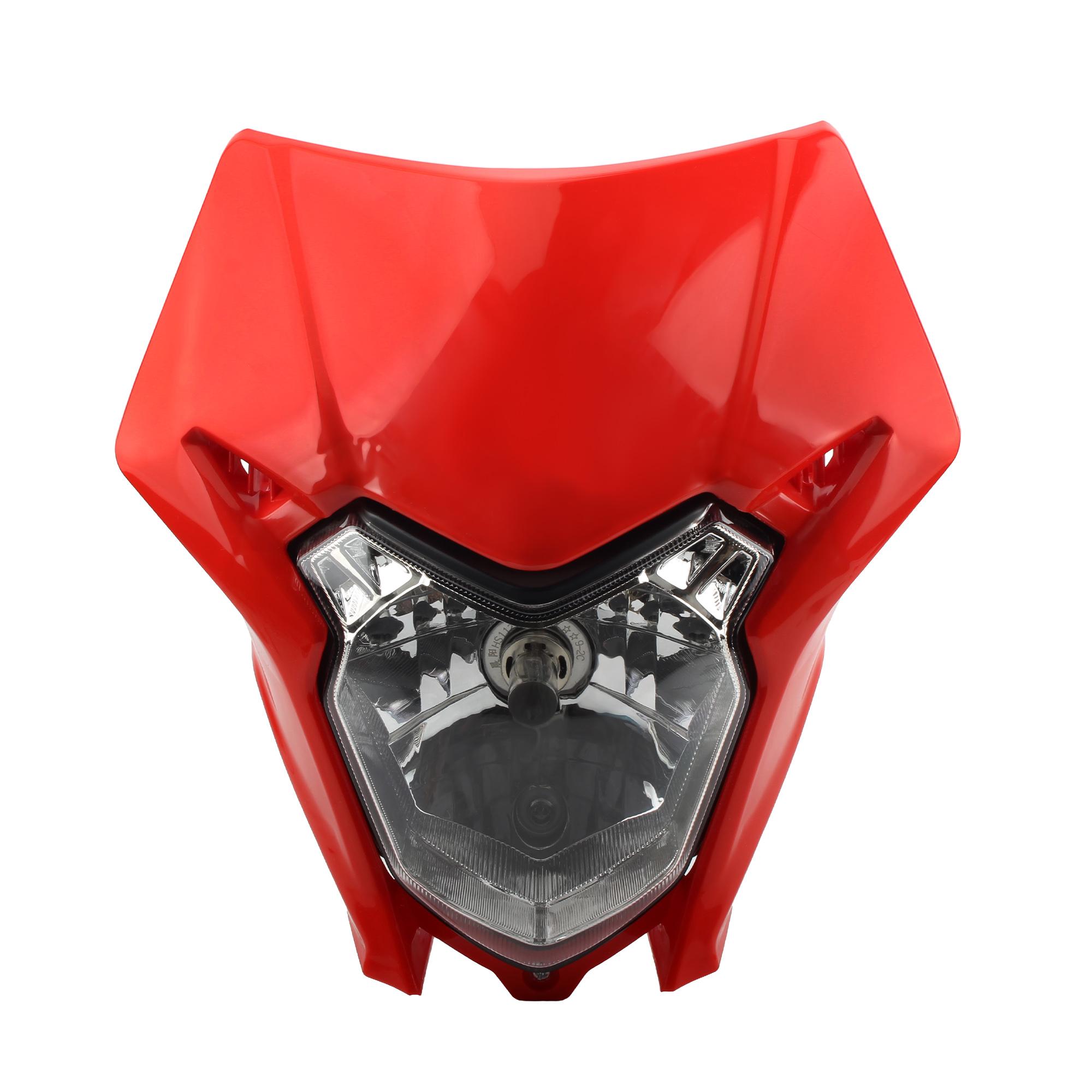 

Мотокроссовый Мотоцикл Галогенная Фара Для KTM Honda CRF150L 150R 150F 230L 250L 250X 250M 300 450L 450X 450RL красный