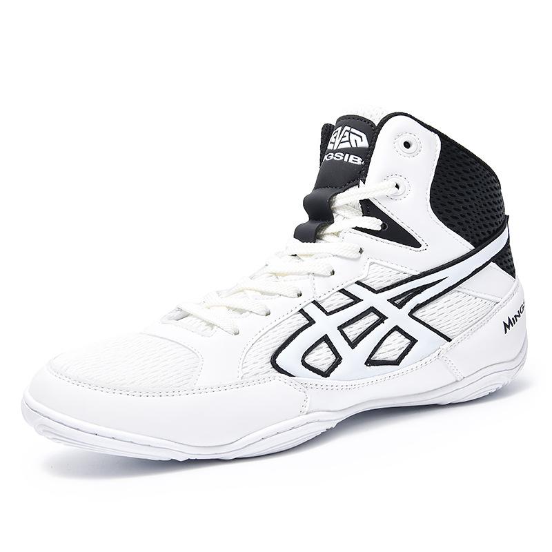 

2025 Professional Boxing Shoe Competition Training Men s Wrestling Shoes Fighting Fighting Sanda Weightlifting Squat Shoes 35