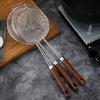 Skimmer Spoon Pasta Strainer with Long Handle Stainless Steel Wire Mesh Colander for Frying And Boiling Heat-Resistant Kitchen Tool for Draining And