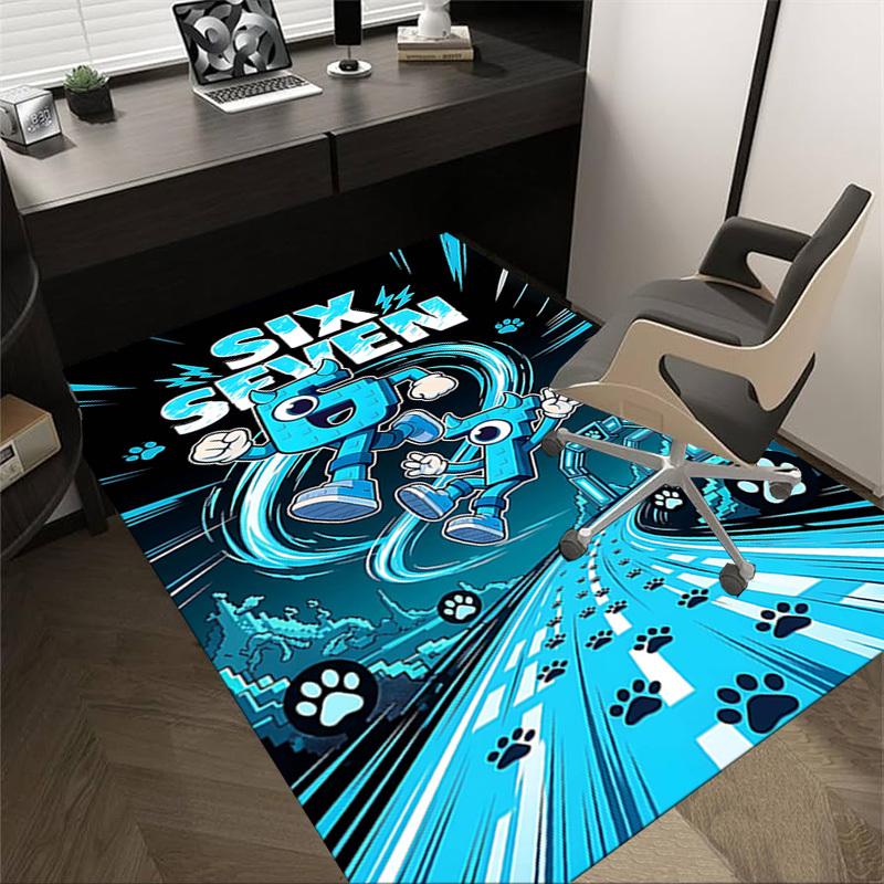 

1PC Six Seven Extra Large Non-Slip Floor carpet, Office, family, bedroom, Studio - Large Area RugJ0371 60cm by 90cm