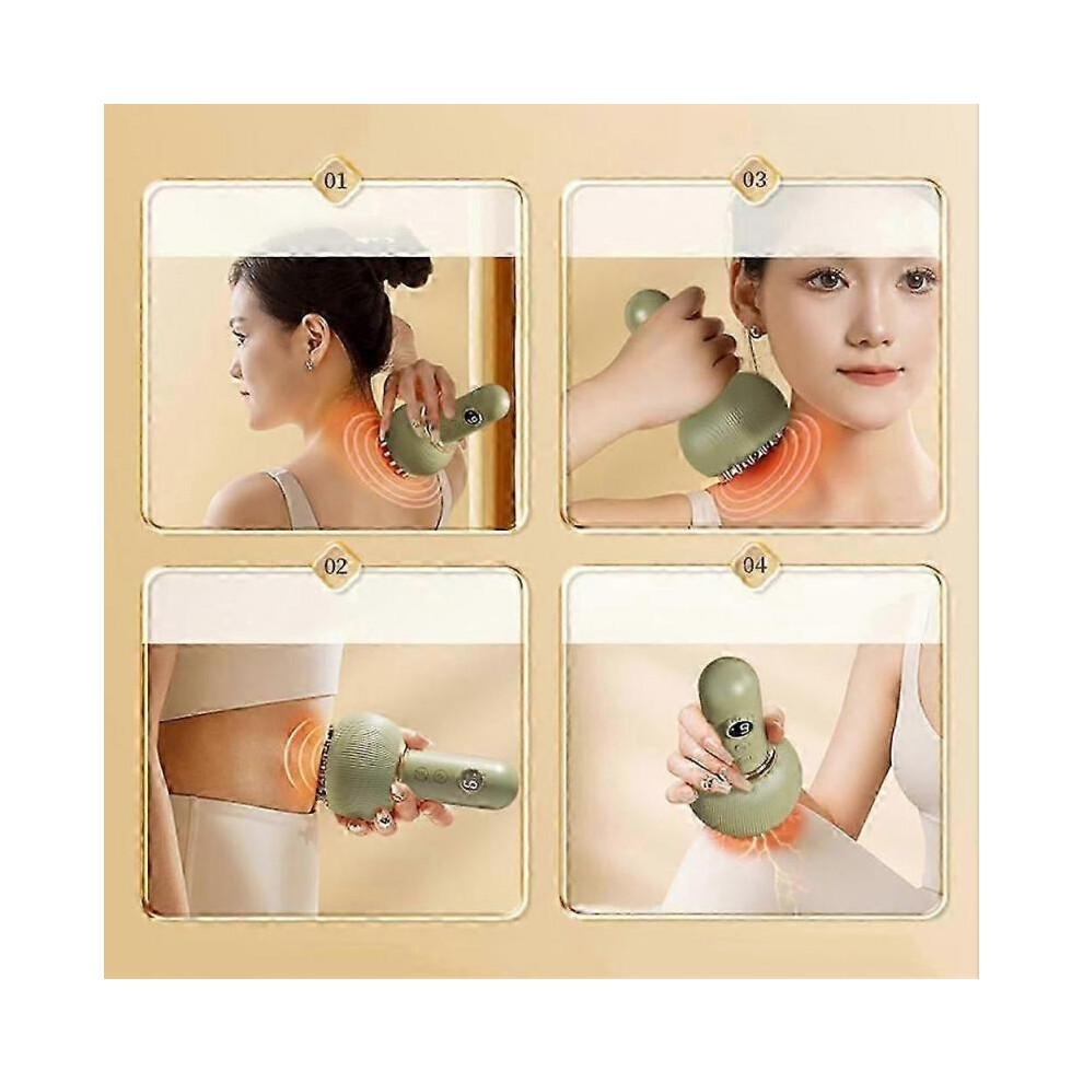 (Green) Lymphatic Drainage Massager for Legs Arm Belly 9-Level Adjustables Suction for Whole Body!zz42