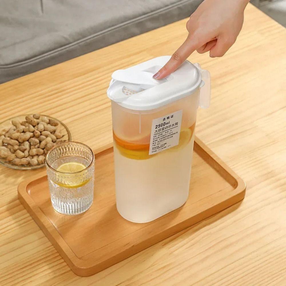 Plastics Water Pitcher Juice Jug Storage Jug Thermostability Cold Water Jug  Summer