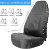 Oxford Cloth Car Front Seat Cover Adjustable Size Waterproof Seat Protector Organizer Pocket Durable Seat Back Organizer