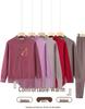 Women's Thermal Underwear Set for Autumn/Winter - Plus Velvet, Thickened for Middle-aged and Elderly Women
