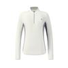 FILA Fitness Series Simple Sports Casual Training Comfortable Knitted Slim Fit Long Sleeve T-Shirt Women tops White A11W611205FIV