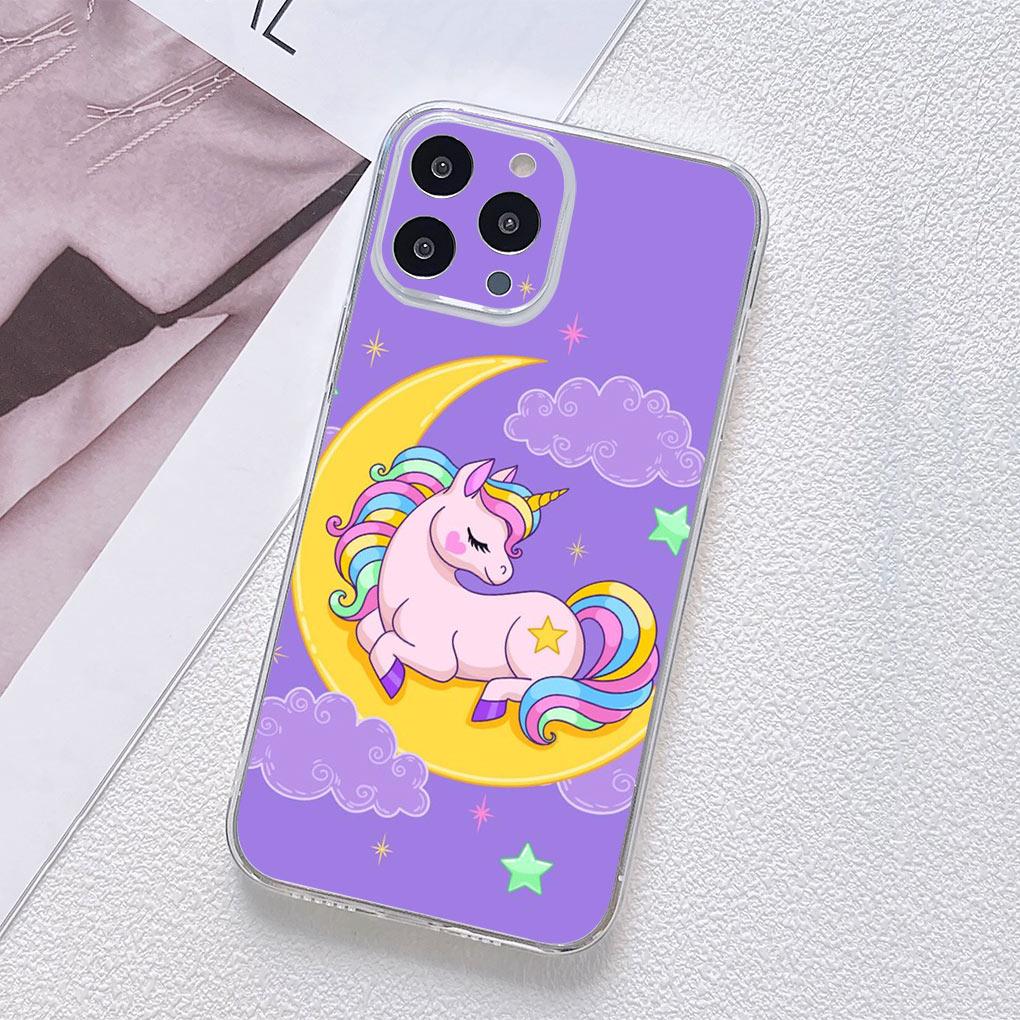 Regenbogen Einhorn Anime Cartoon Pferd Handyhülle für Motorola Moto G13 G14 G53 G54 G62 G72 G82 G84 E13 E20 G42 G32 G23 G22 Hülle