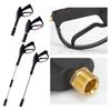 High Pressure Nozzle, Adjustable Metal Sprayer Guns, Turbos Washer Suitable for Garden Hose Car Wash and Plant Watering