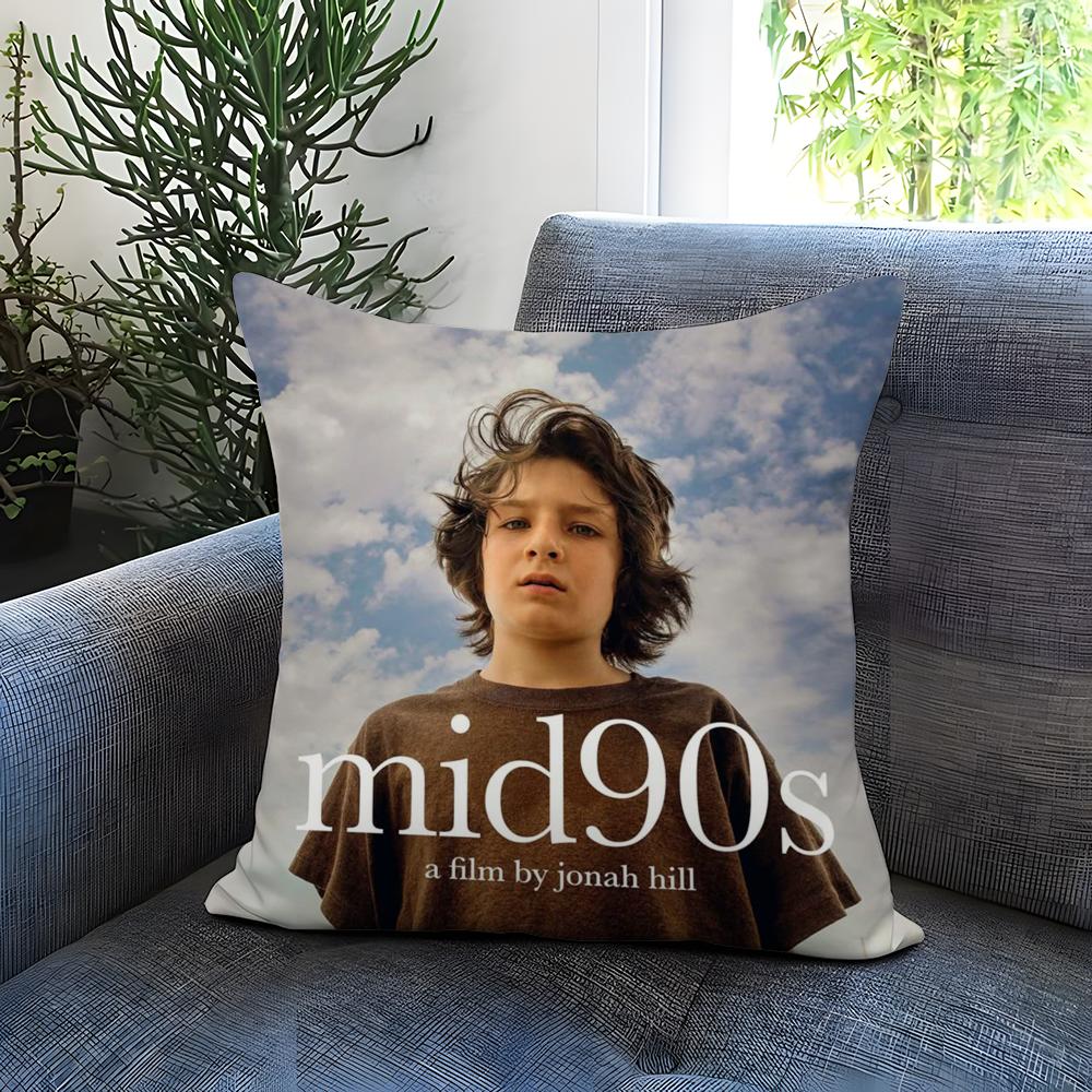 Movie M-Mid 90s Cushion Cover Comfortable Reversible Pillow Cover Ideal for Car Sofa Bedroom & Beyond