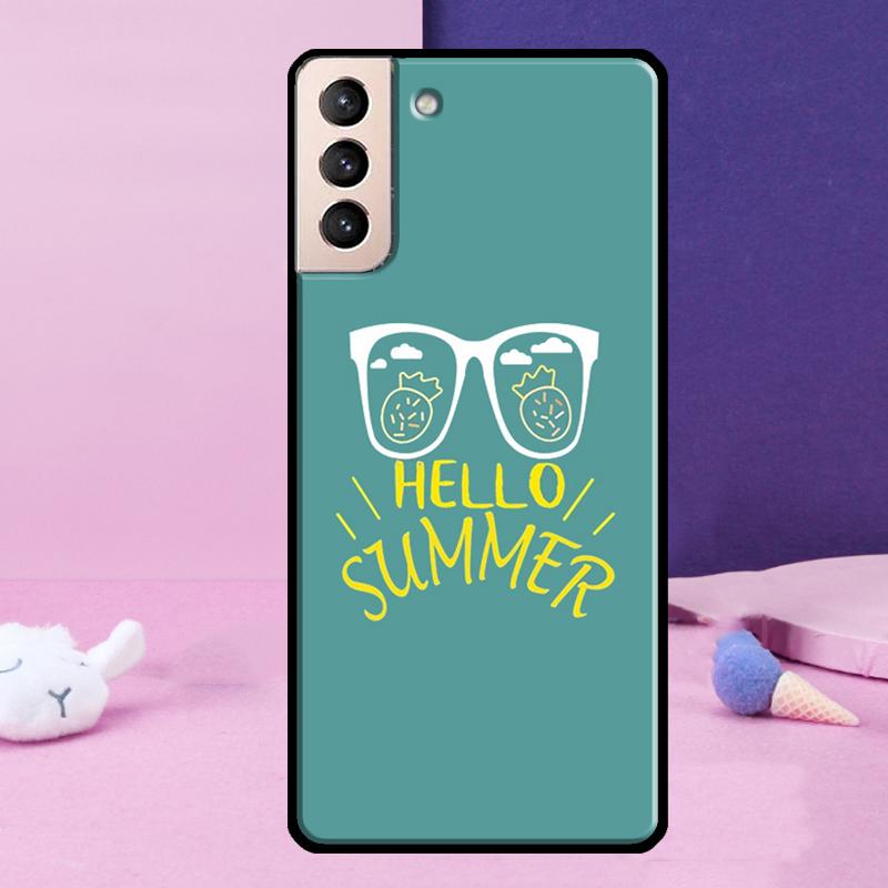 

Чехол для телефона Цветы Лета для Samsung Galaxy S24 Ultra S25 Ultra S9 S10 S20 S21 S22 Plus S23 S24 FE Galaxy S9 Plus
