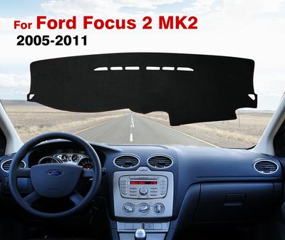 Για Ford Focus 2 MK2 2005 2006 2007 2008 2009 2010 2011 Ταμπλό χαλιών Anti-UV Αξεσουάρ αυτοκινήτου Κάλυμμα ταμπλό αυτοκινήτου