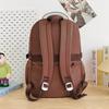 School bag 2025 new casual versatile college style large capacity junior high school student school bag waterproof printing high value backpack