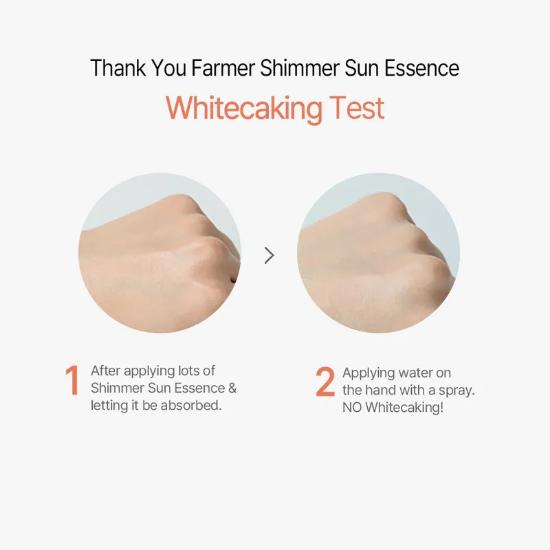 THANK YOU FARMER Sun Project *Shimmer Sun Essence* SPF30 PA++ 40ml