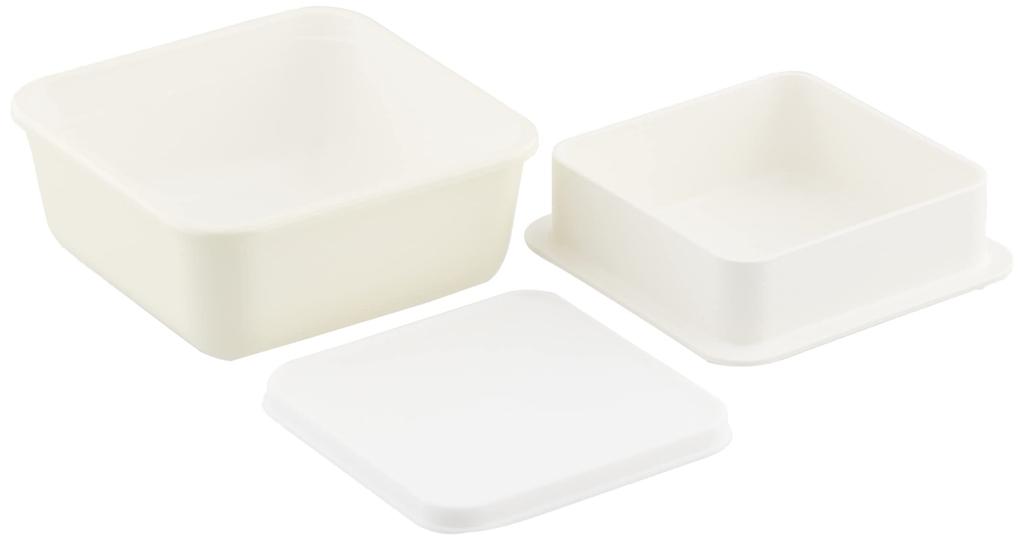 Masakazu Showa PARIS Square Bento EM de Microwave and Dishwasher Bottom Tier Tier Suitable for Men and Made in Product Number 4979446 Box, Lunch,