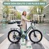 Electric Bicycle ESKUTE C100 26" 250W Motor LCD Display 36V 13AH City Ebike For Adult Top Speed 25Km/h Disc Brake