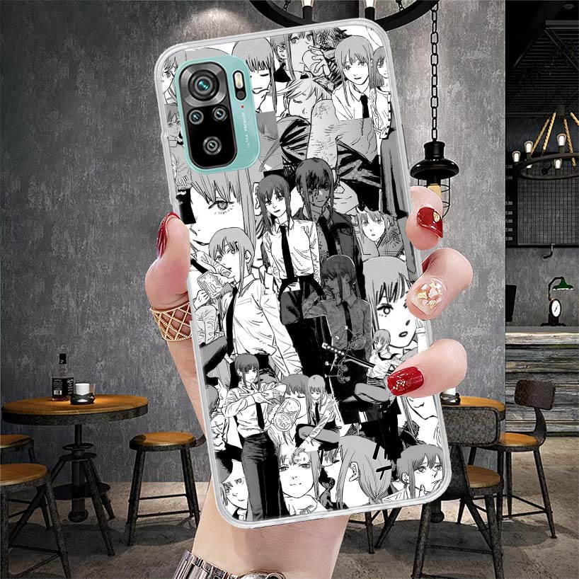 Power Makima ChainsaMan Soft Phone Case For Xiaomi Redmi Note 15 14 14S 13 12 Pro Plus 12S 11 11S 11E 10 10S 11T 5G Fundas Coque