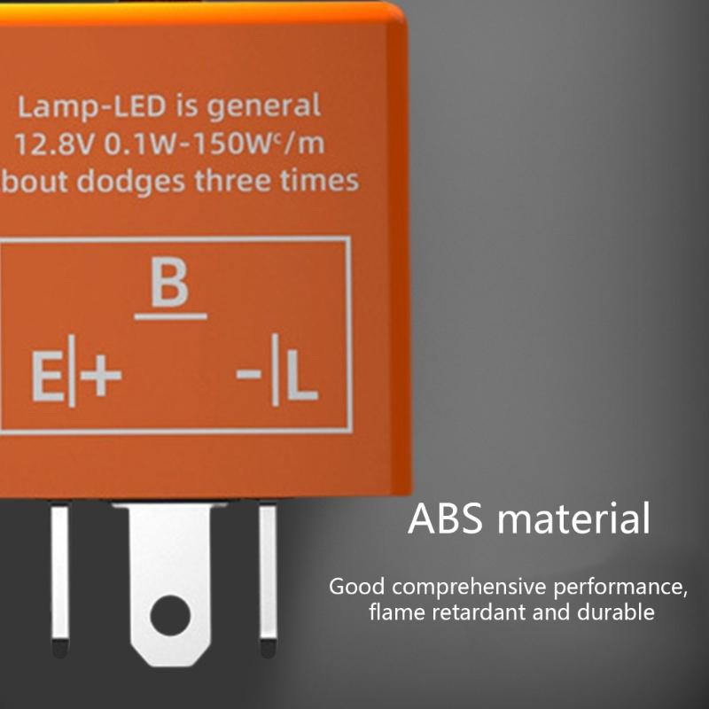 Turn Signal Light Flasher Blinker Led Car Motorcycle-UTV Off-Road General Flasher-Relay Switch with Three Contact Points