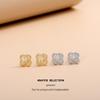 Four-Leaf Clover Copper Alloy Stud Earrings & Necklace Set - Women’s 2025 Simple Luxury Design