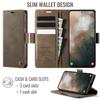 Business Magnetic Cards Solt Wallet Leather Case For Samsung Galaxy S26 Ultra S25 S24 S23 S22 Note 20 Ultra 10 Plus Book Cover
