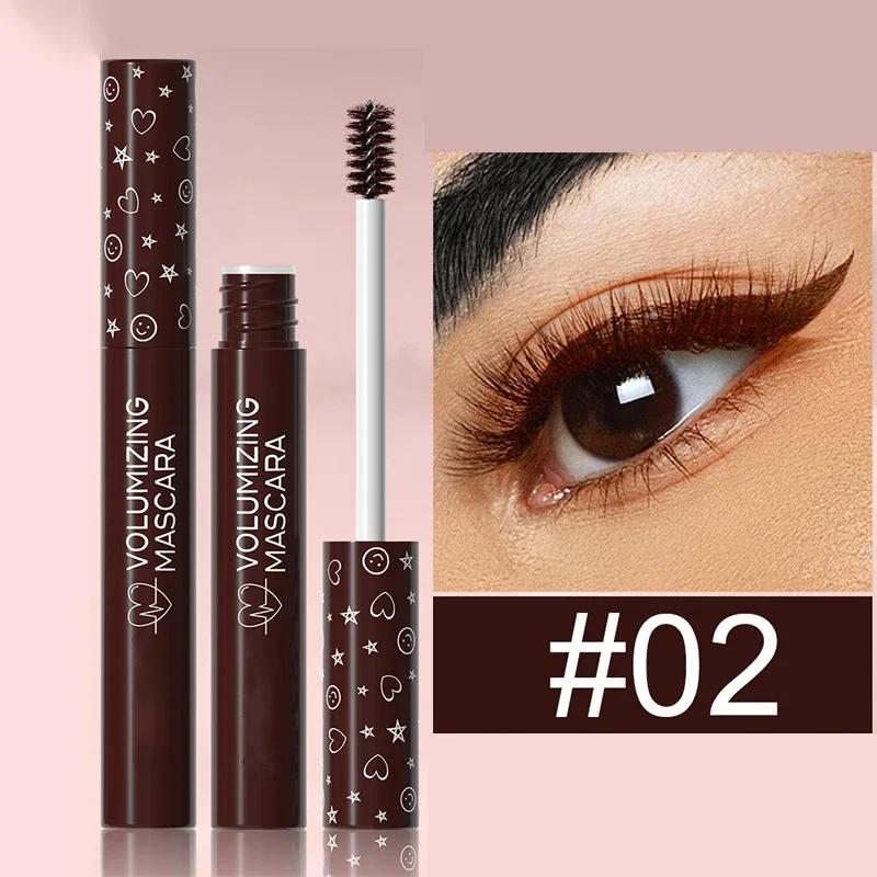 8 Kolorów Podkręcający Tusz do Rzęs Makijaż Sceniczny Wodoodporny Zielony Tusz Kremowy Niebieski Fioletowy Podkręcający Wydłużający Szybkoschnący Przedłużanie Rzęs