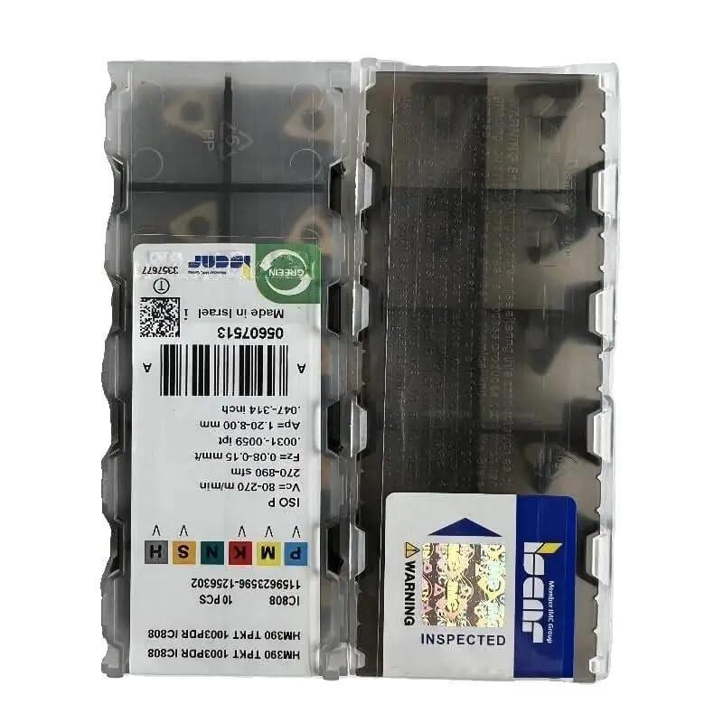 ISCAR / HM390TPKT1003PDR IC808  /Industrial indexable Carbide Inserts 10 PCS