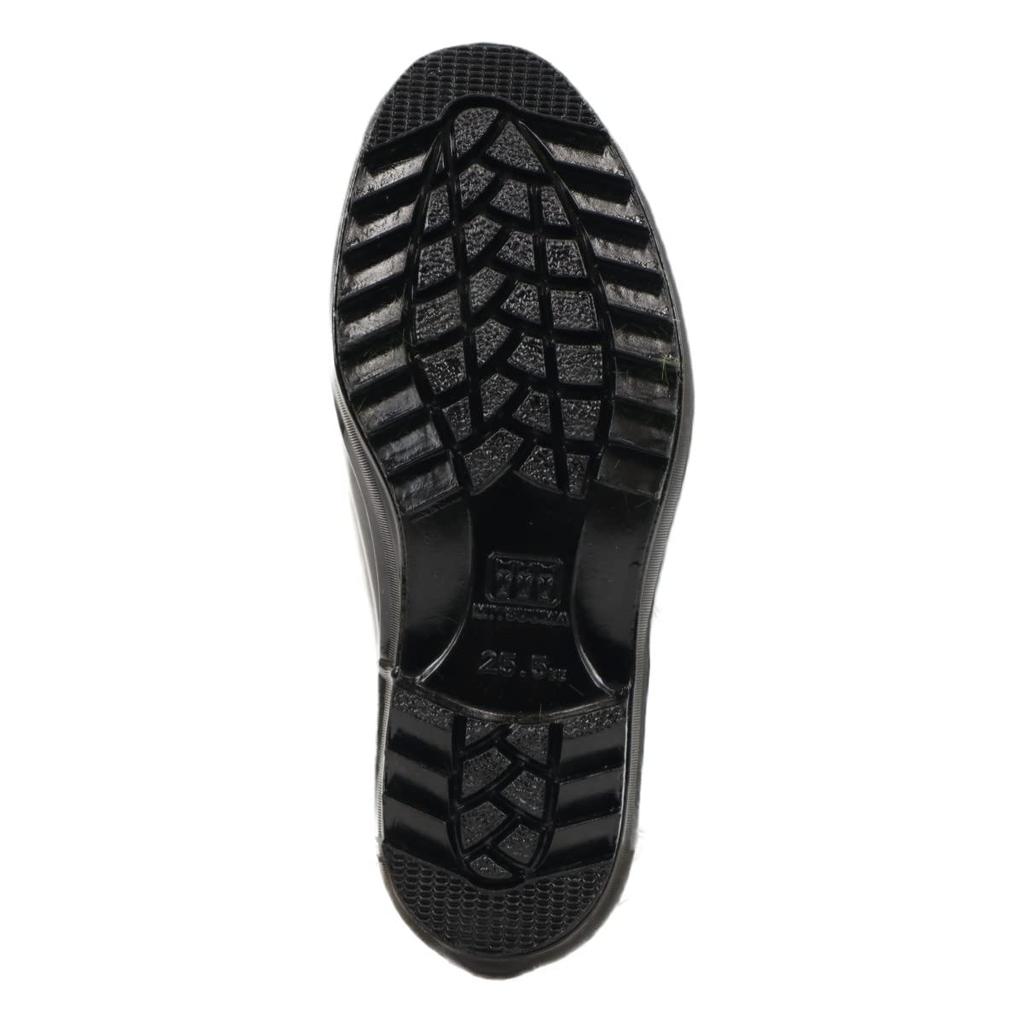 Mitsuuma Ace King Long 3 Klassische Wasserdichte Regenstiefel für Größe cm Nr.. Stiefel, Herren Arbeit, Schwarz, 25.5