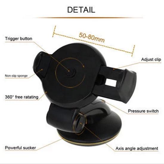 Adjustable Car Dashboard Mobile Phone Gps Mount Holder For All Smart Phones