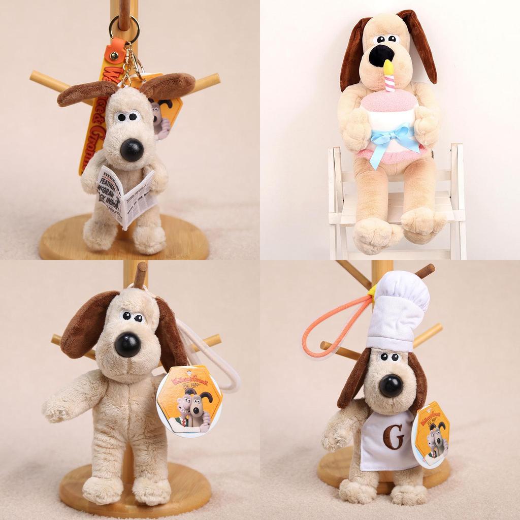 Wallace Gromit Plush Keychain With Pp Cotton Filling For Girls And Boys Gift