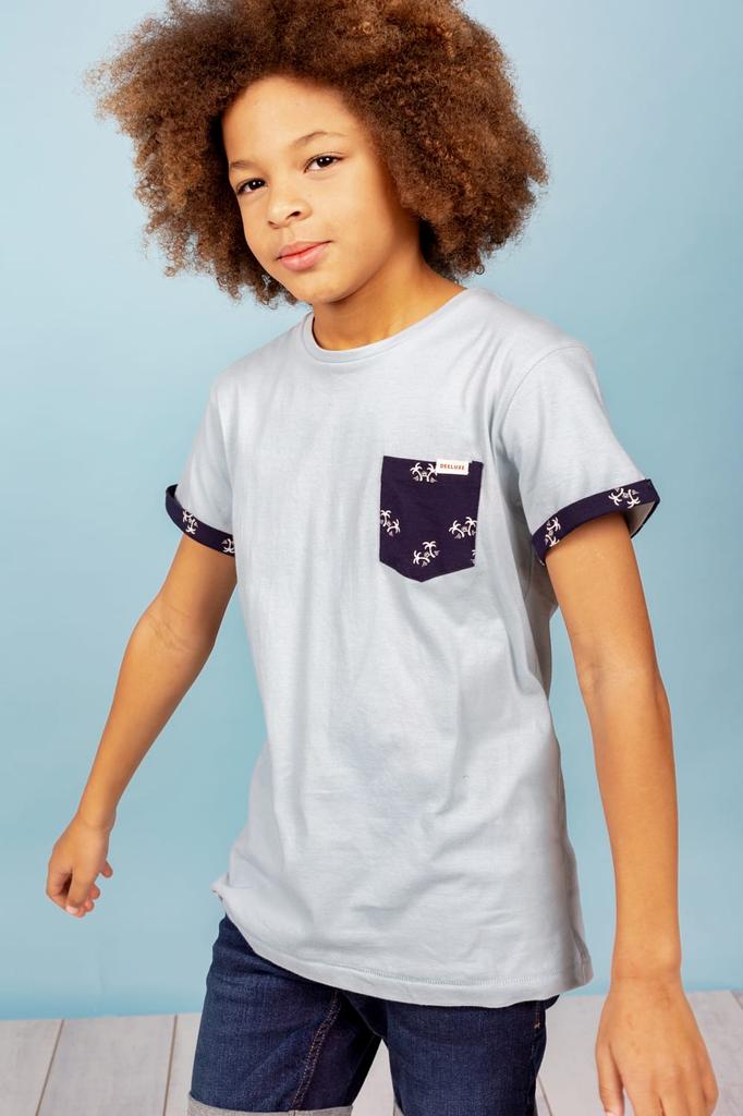 Buy T-shirt with Floral Print Details 