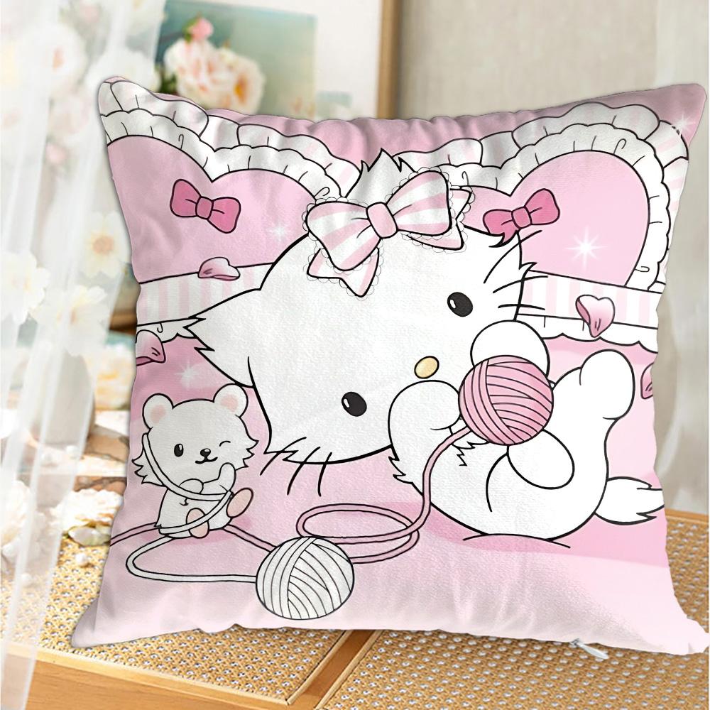 Kawaii C-Charmmy Kittyes Cushions For Decorative Sofa Cushion Covers Room Decorating Items Gifts Decoration Home
