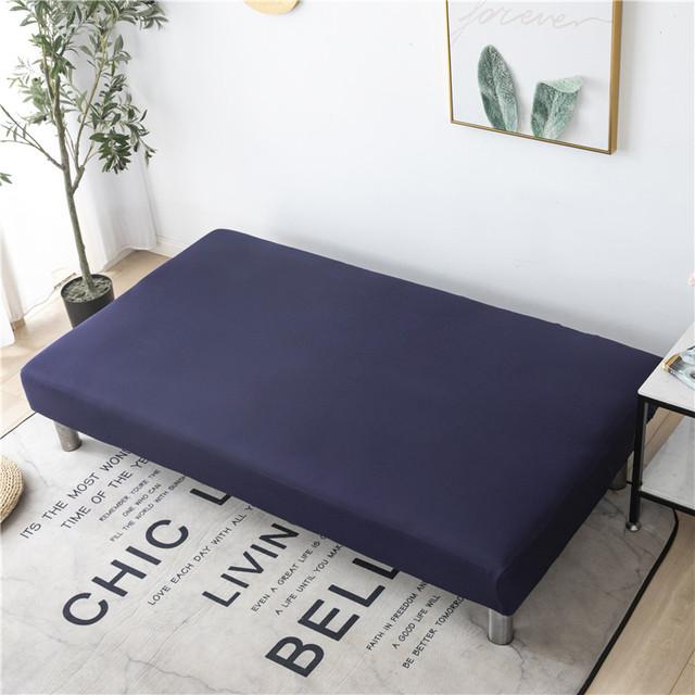 Solid Color Sofa Bed Cover All -Inclusive Folding Sofa Covers For Living Roon Tight Wrap Couch Cover Without Armrest Funda Sofa for Home