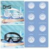 Adults Swimming Goggles Anti-Fog Pool Glasses Clear Vision No Leaking Swim Goggles for Adults Teenagers