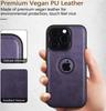 For iPhone 11 12 13 14 15 Pro Max MINI XR XS X SE 6 7 8 Plus Business PU Leather Case Soft Cowhide Shockproof Protective Cover