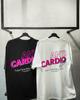 ANTI KARDIOTraining Lässiges Übergroßes Kurzarm Baumwoll-T-Shirt Fitnessstudio Training Herren Trainings-T-Shirts Oberteil Neue Mode Kleidung
