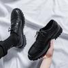 Spring College Style Thick-Soled Flat-Soled Small Leather Shoes Men'S British Style Fashion Casual Shoes M102-R