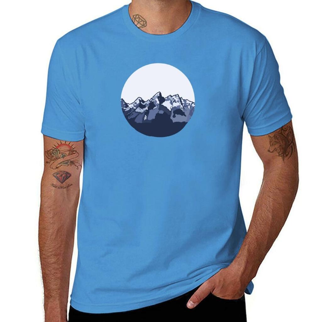 Grand Teton National Park Circle Tshirt quick drying boys whites t shirts for men pack