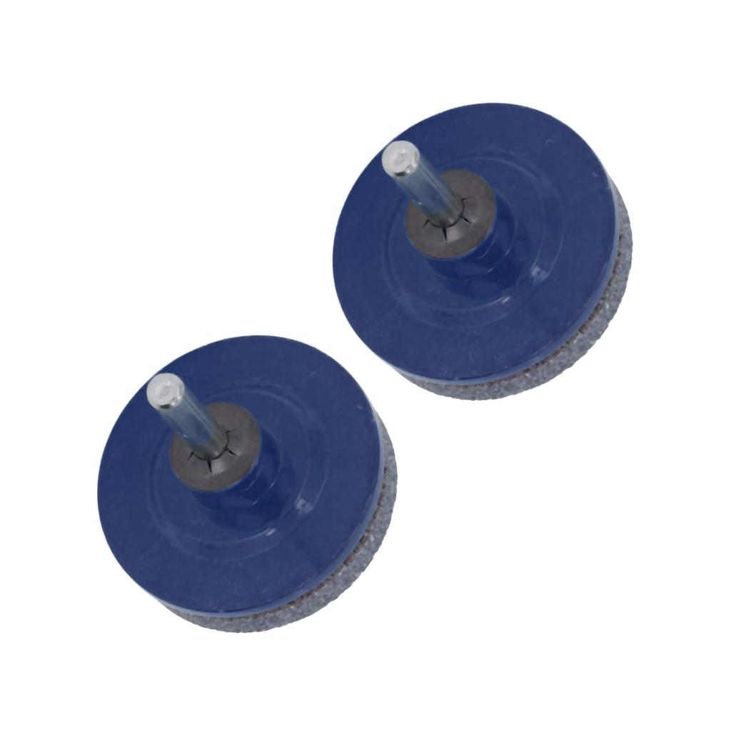 2Pcs Lawn Mower Blade Sharpener Stainless Steel ABS Drill Blade Accessories for Garden Courtyard