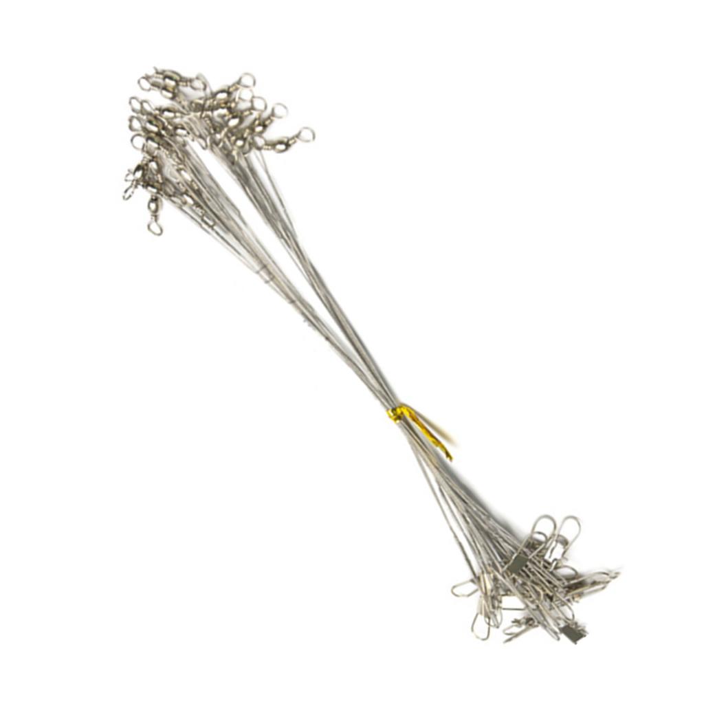 60PCS Fishing ers 15cm 20cm 25cm Steel Anti Bite Fish Wire ers Fishing Equipment Tackle Kit