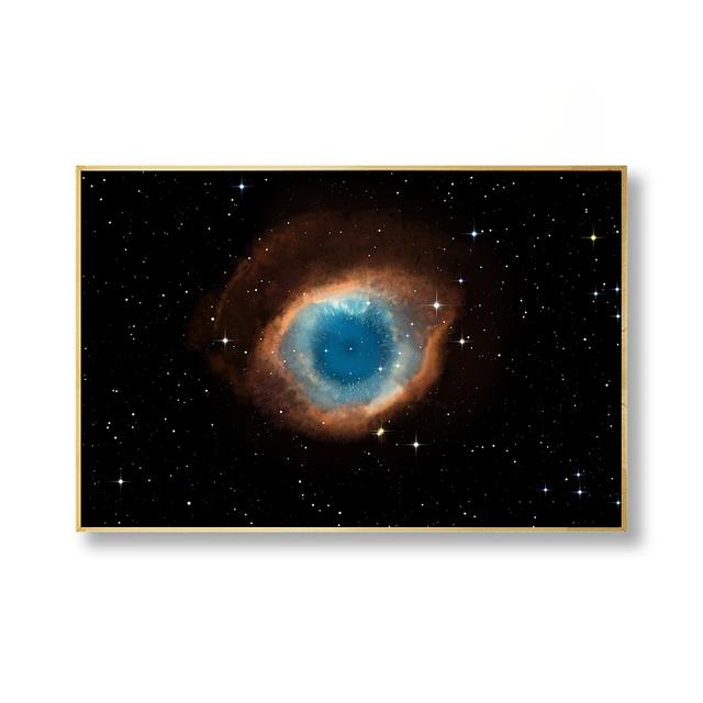 Modern Wall Art Space Stars Nebula Planets Hands Earth Globe Poster Canvas Painting for Living Room Home Decor Salon Maison Art