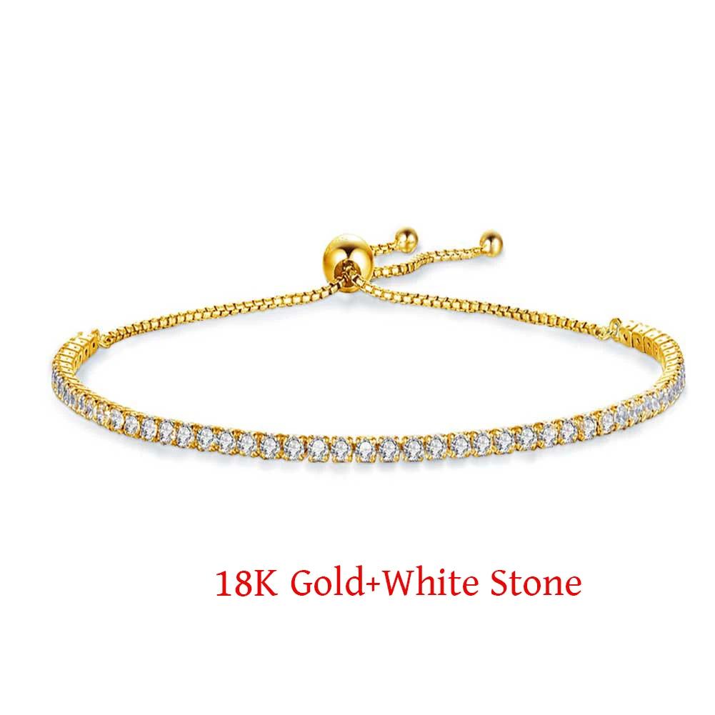 TONGZHE Women Couple Bracelets 925 Silver Jewelry Bangles For Ladies Beads Sparkling Strand Chain Bracelets For Women