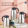 Elegant Eagle Spout Stainless Steel Double-Layer Vacuum Thermos Flask, Large Capacity Household Hot Water Bottle