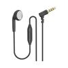 Single Ear Earphones, Wired, 3.5mm Jack, Monaural, Inner Type, with Microphone, Stereo, for Both Left and Right Ears, YAJOJO Compatible with