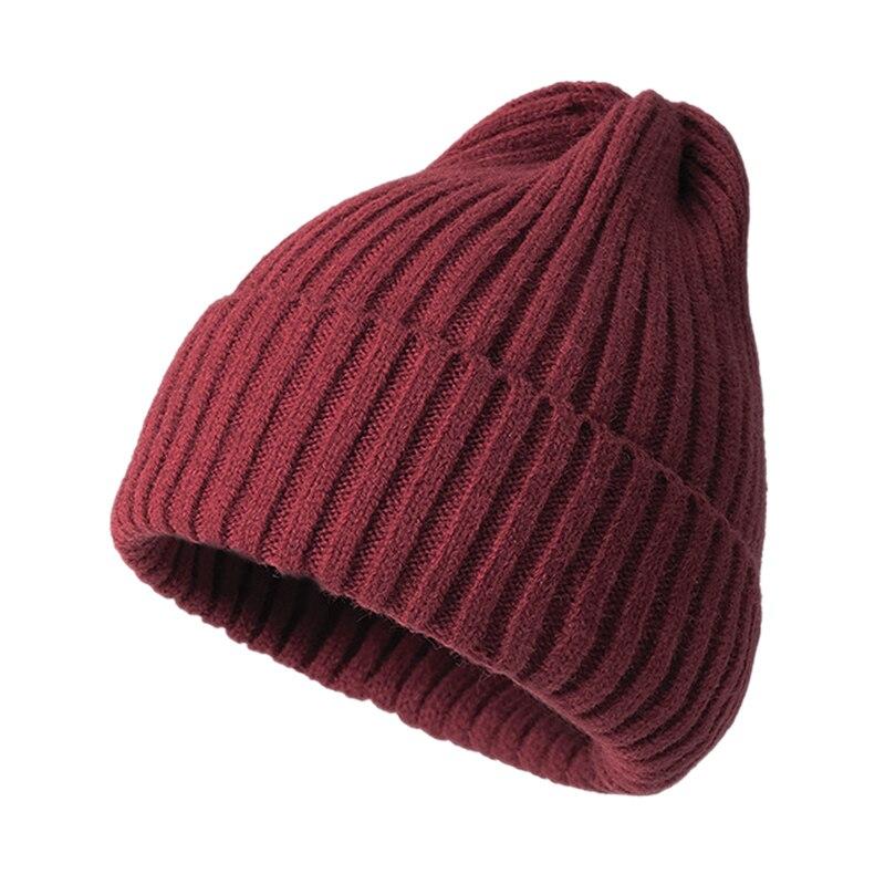 Damen Alltags-Beanie Winter Weich Warm Wintermütze Häkeln Skimütze Schlafmützen Skull Cap Zopfmuster Beanie Mütze