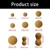 Natural Corks Massage Ball Wooden Myofascial Release Tool For Muscle Relaxation and Fitness Enthusiasts
