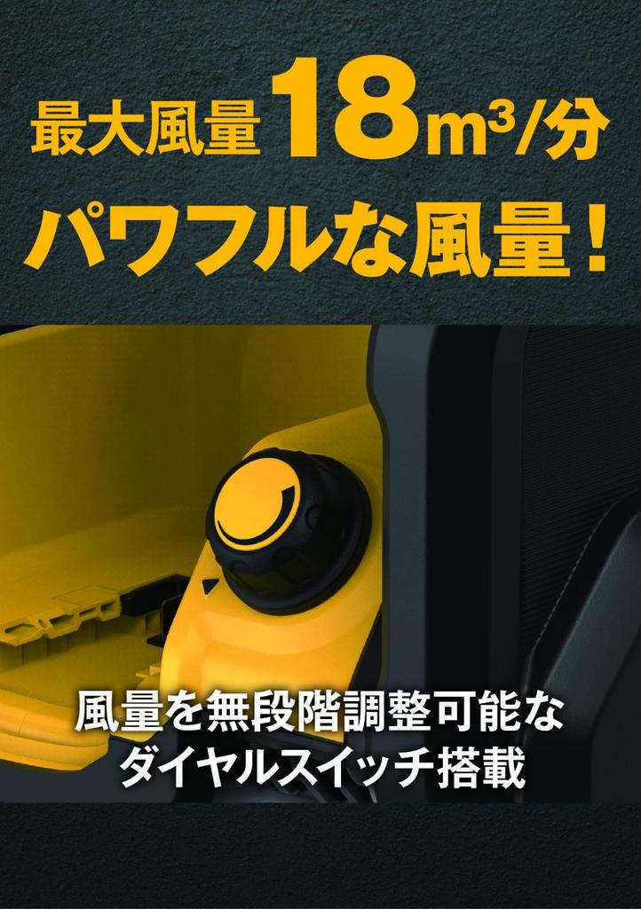 DeWalt Jobsite Fan, Main Unit Only, DCE512N-XJ