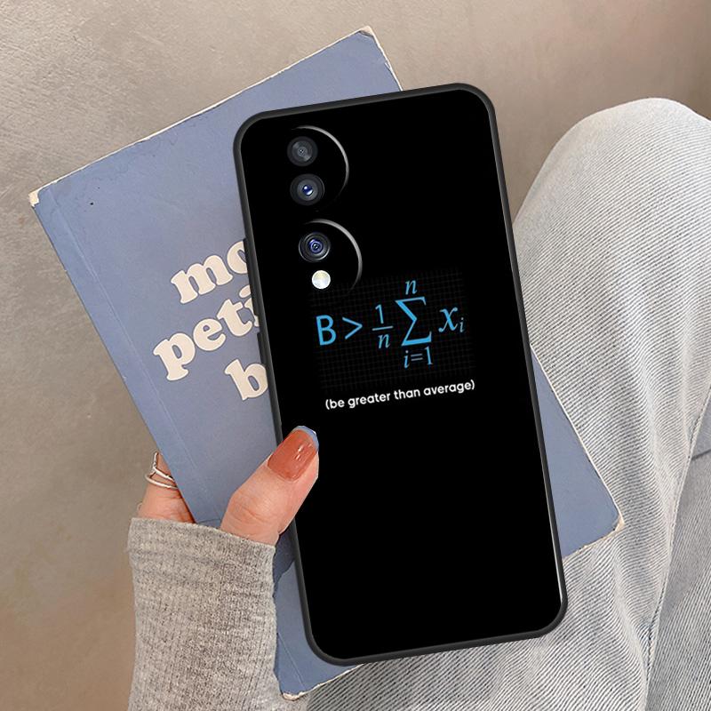 Math Equations Formula Case For Honor Magic 8 5 6 7 Pro Cover For Honor 400 200 Lite 50 70 90 X8a X8b X9a X9b X9c