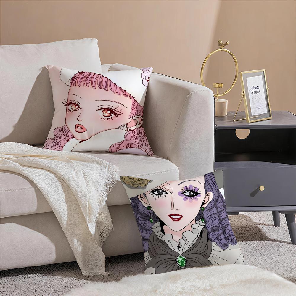 Minimalist modern style PParadise Kiss Cushion Cover Linen Pillow Case Soft Breathable Protective Couch Room Decoration