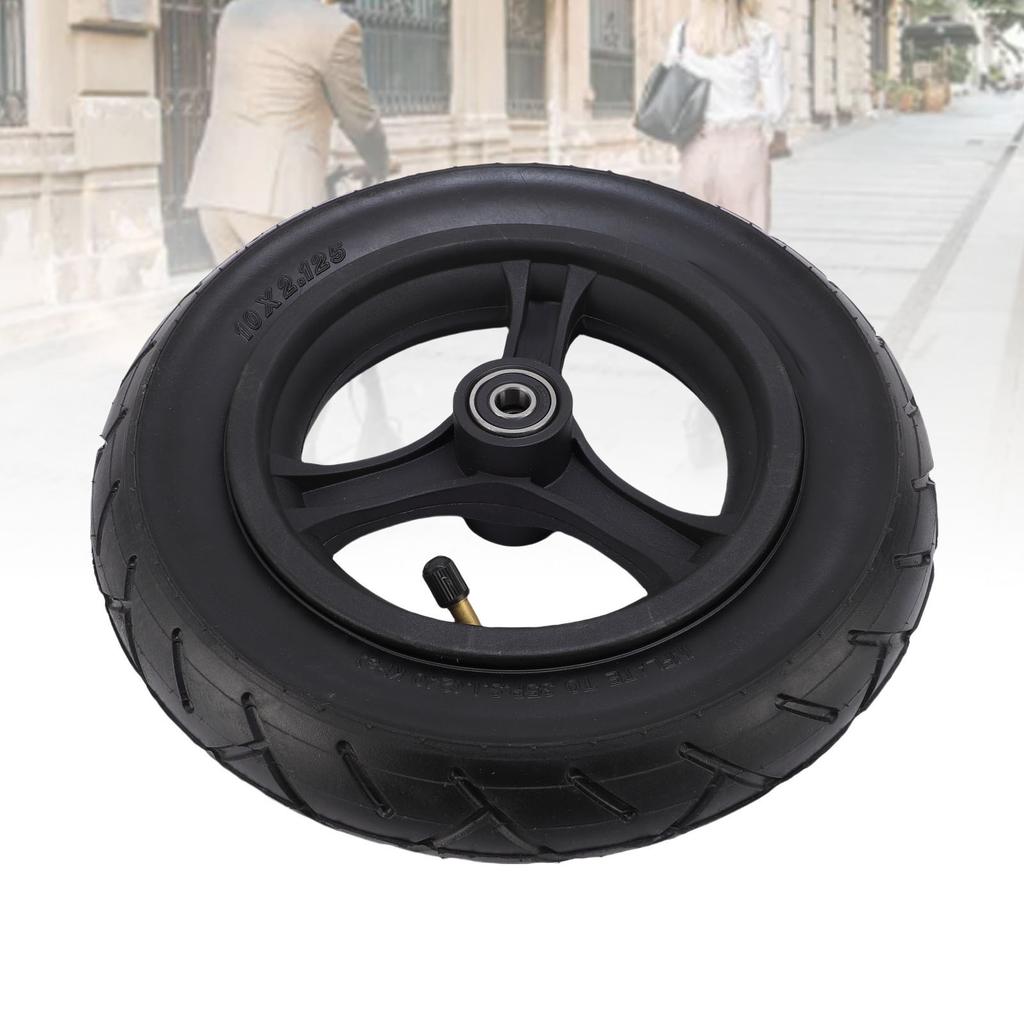 10 Inch Scooter Rear Wheel 10 Inch Scooter Rear Wheel Rubber Electric Scooter Auxiliary Wheel Rear Tire for Replacement