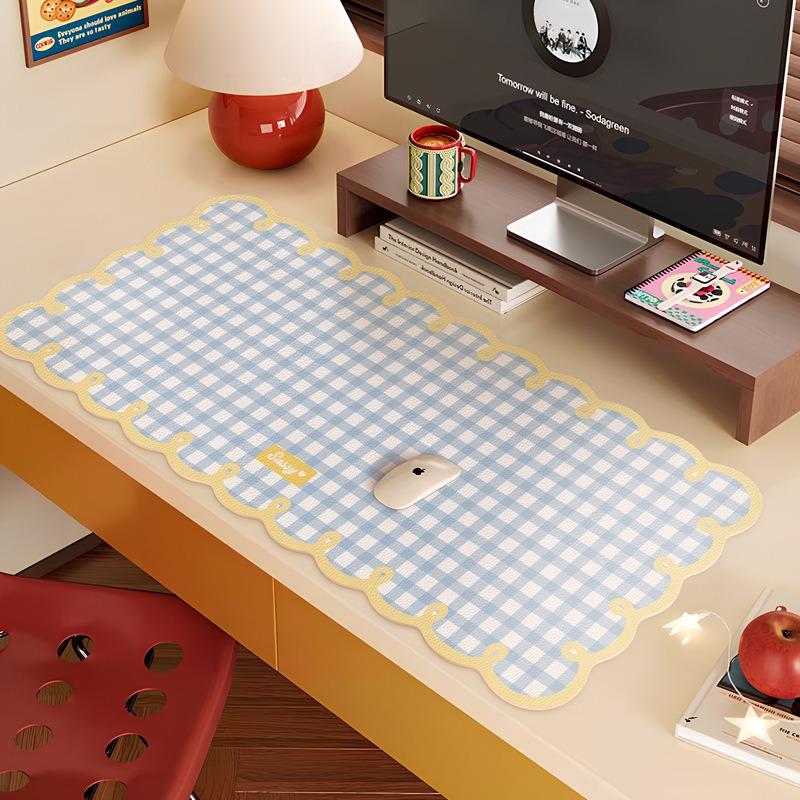 Süßes Puzzle Schreibtischunterlage, Große Mauspads, Niedlicher Stil für Mädchen, Perfekt für Büro- & Schülerschreibtische