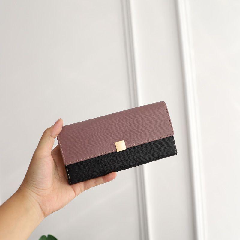 

Women s Cowhide Long Wallet 2025 New Lightweight Small Leather Coin Purse Mini Small Bag Wallet Women Purple